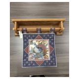 Mini Quilt Rack and Shelf