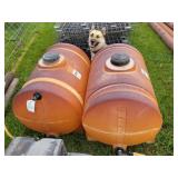 2- 6t Gallon Poly Tanks