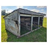 8 X 16 Wooden Livestock Shelter
