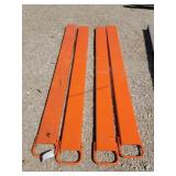 2- New Sets Wolverine 80in Pallet Fork Extensions