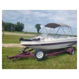 18ft. Glastron GS 185 BR Boat W/ Inboard Motor