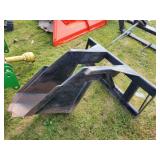 Skid Steer Tree Digger / Trencher - Chipped On End