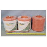 3 - Rolls Of Ag-Rite Plastic Baler Twine