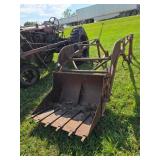Trip Bucket Loader Off IH M Tractor