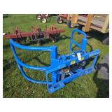 WIFO Round Bale Squeezer, Skid Steer Mount