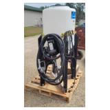 60 Gallon Cone Chemical Tank W/ 12v Pump