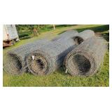 3- Rolls Of 8ft. Woven Wire Deer Fence