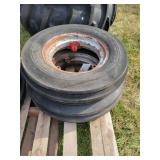 Set Of Front Wheels For Farmall M