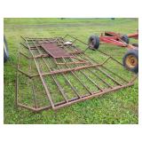16ft Bale Wagon Frame W/ Kicker Wagon Sides