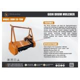 2026 Wolverine Skid Steer 60in Drum Mulcher