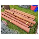 11- 7ft Fiberglass Fence Posts