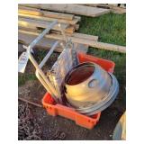 2- 17" Semi Hub Inserts & Youth Lawn Chair