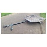84  10ft Tilt Bed Homemade Trailer- No Papers