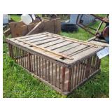 Vintage Wooden Chicken Cage