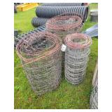 3- Partial Rolls Of 32" Woven Wire