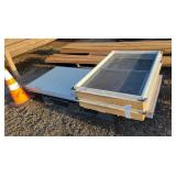 USED - Two 30 X 48 Windows And One 32 X 82 Door