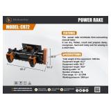 2026 Wolverine Skid Steer 72" Power Rake