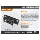 2026 Wolverine 84in John Deere Loader Snow Pusher
