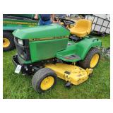 John Deere 425 Mower With 54" Deck - Runs Well