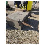 IH Quick Hitch With Concrete Weight