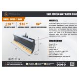 2026 Wolverine Skid Steer 6 Way Dozer Blade 84in