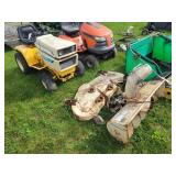 Parts IH Cub Cadet 1650 Lawn Mower & Attachments