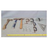 Hammers/clamps & Square
