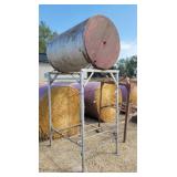 300 Gallon Gas Barrel On Stand