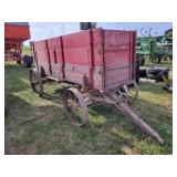 Steel Wheeled Triple Box Wagon In Steel Wheels