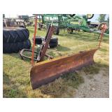 Snow Plow W/custom Bracket For Ford Tractor
