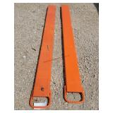 1- New Set Wolverine 80in Pallet Fork Extensions