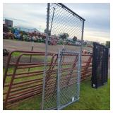 Two Gates And A Support Post