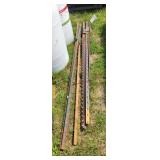 6- 6ft. Fence Posts