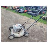 White Outdoor Power Push Mower