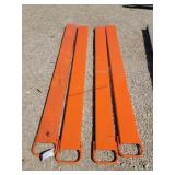 2- New Sets Wolverine 80in Pallet Fork Extensions