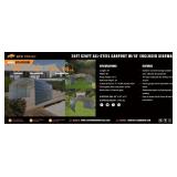 2026 ATS 20ft x 20ft All Steel Carport Kit