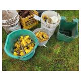 Fencing Insulators And Feed Bucket