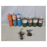 7- Propane Fuel Tanks With Torches