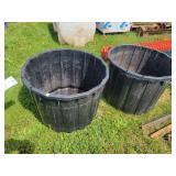 2 Mineral Tubs 18 In High