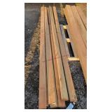 7 - 2 X 4 X 10-Foot Treated Lumber
