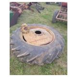 16.9-38 Tractor Tire With IH Hub