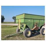 J&M 350 Bushel Gravity Wagon On Heavy Gear