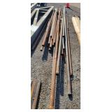 Pile Of Heavy Steel Piping