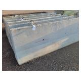 2- 36" X 8ft Concrete Walls