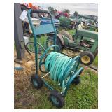 Large Hose Reel Cart W/ Hose