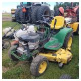 John Deere Gt235 Lawn Mower- 54" Deck - Runs