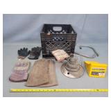 Crate W/ Gloves & More