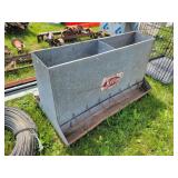 42" Galvanized Feeder, 22" H