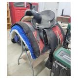 Abetta Western Saddle With Pads