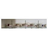 10 Tea Cups & Saucers